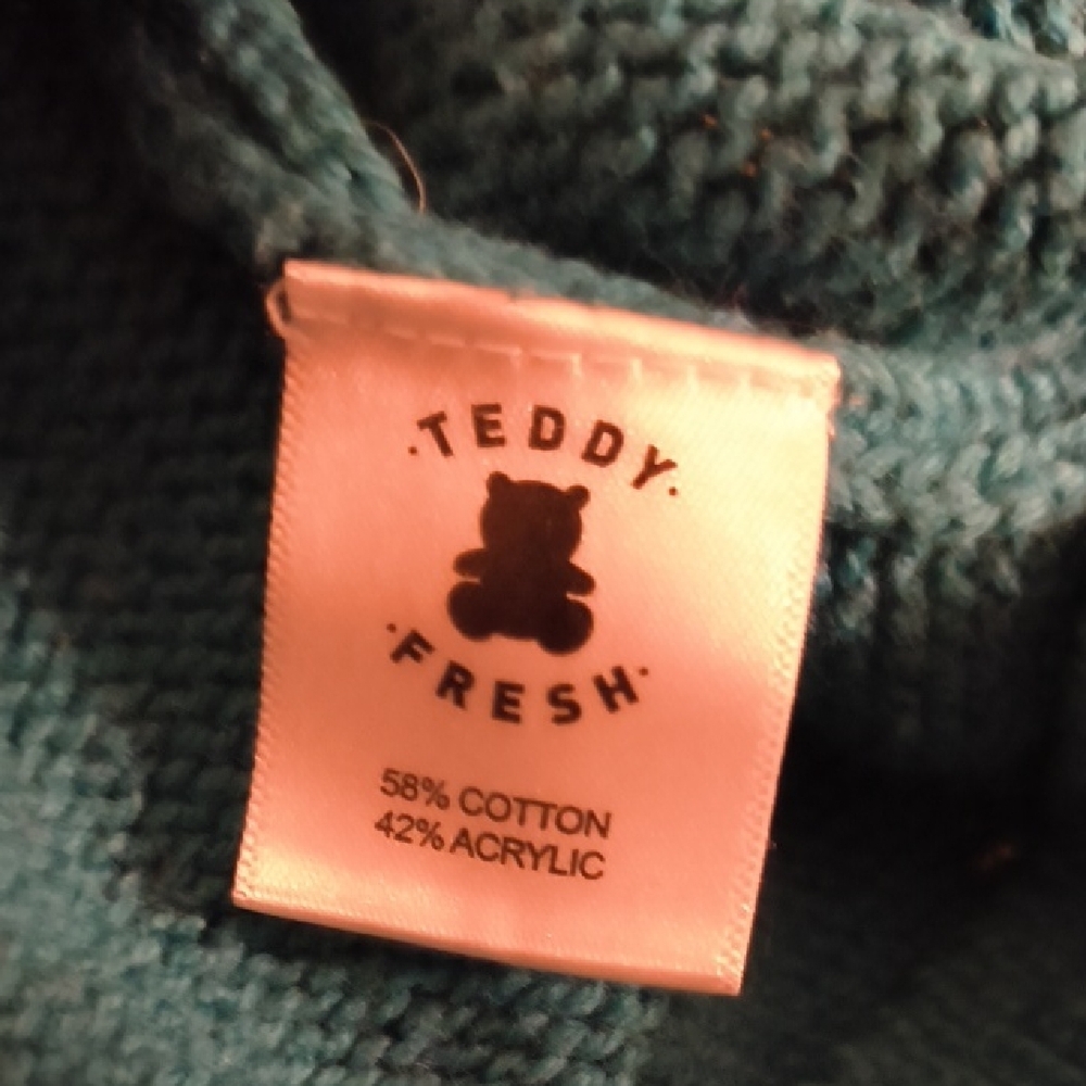 Teddy Fresh Teal Crewneck Sweater - Picture 5 of 7